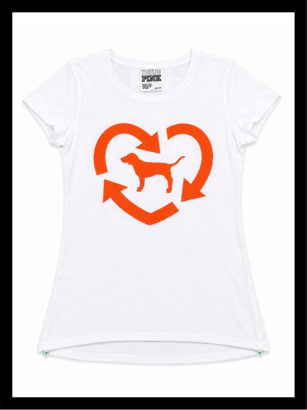 ♻️🧡💚PINK VS Vintage Distressed Tee NWT♻️🧡💚